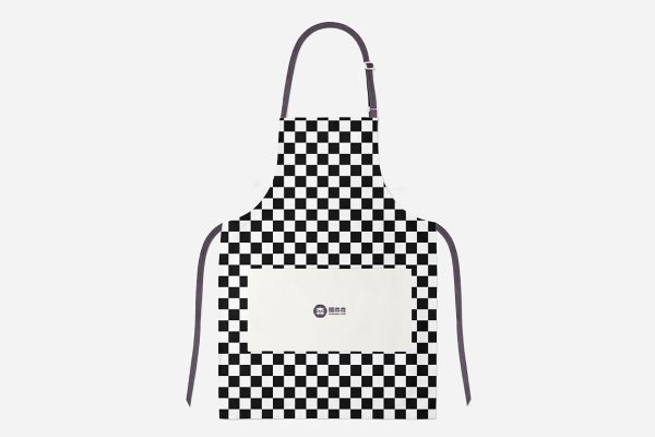 带口袋的厨房围裙样机mockup