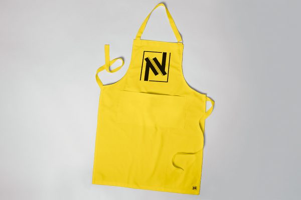 厨师厨房围裙样机mockup