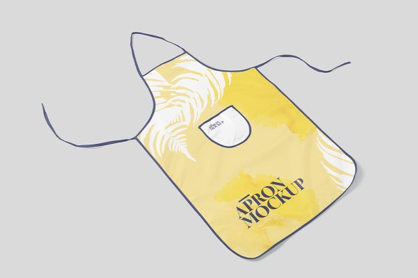 厨房围裙样机mockup5组
