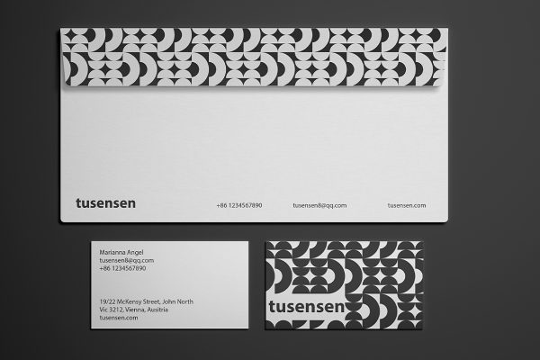 信封名片品牌VI样机mockup9组