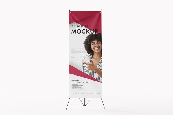精致X展架样机mockup5组