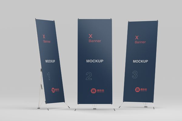 X展架样机mockup