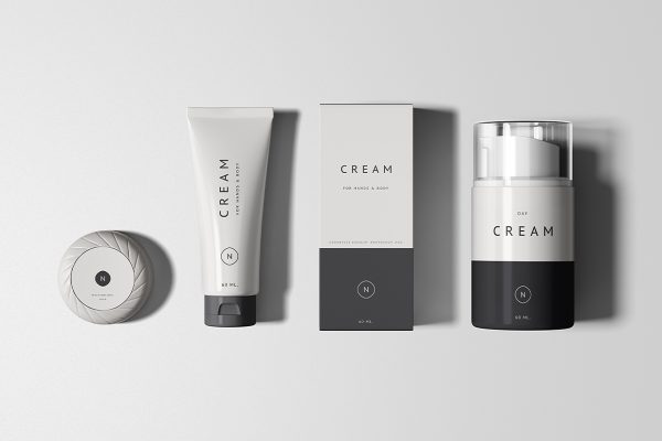 洗面奶乳液肥皂面霜护肤品样机套装