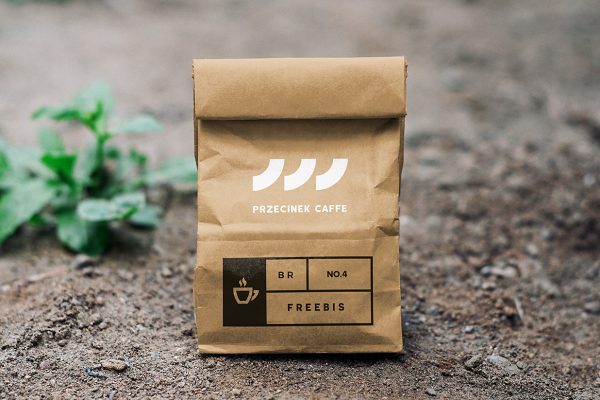 带场景的牛皮纸食品袋样机