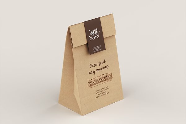 精致牛皮纸自立袋食品袋样机3组