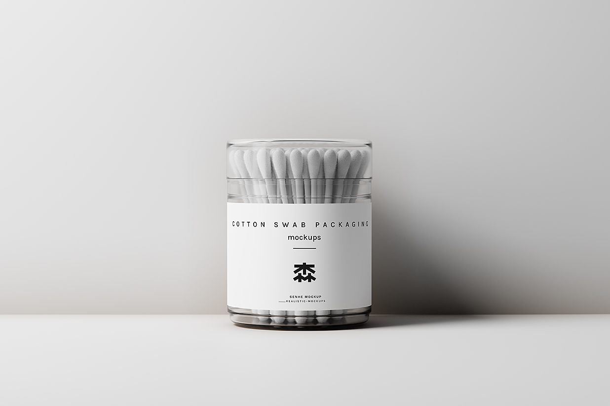 高质感棉签包装样机mockup10组插图
