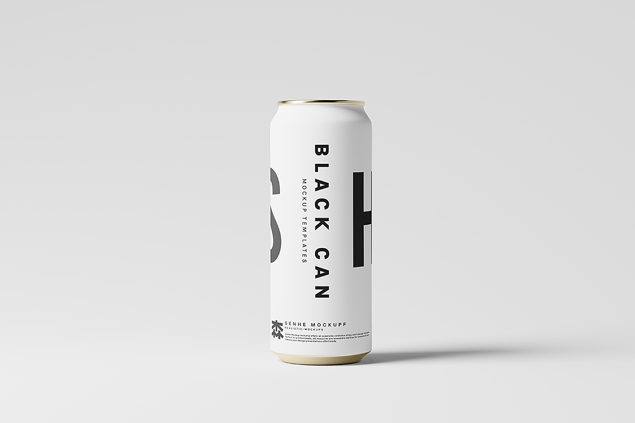 精致的易拉罐饮料罐啤酒罐苏打水罐包装样机mockup15组插图