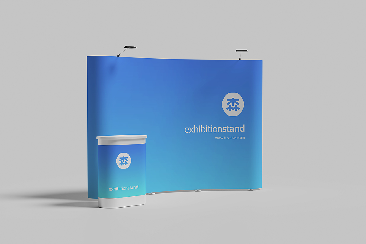 精致的展台样机 mockup6组插图1