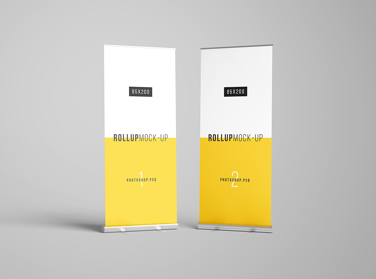 高质感易拉宝样机mockup7组插图2