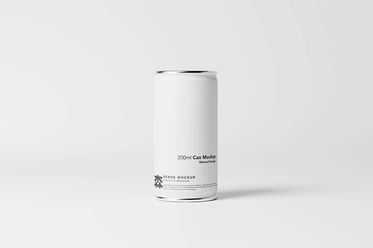 简约易拉罐饮料罐啤酒罐苏打水罐包装样机mockup10组插图2