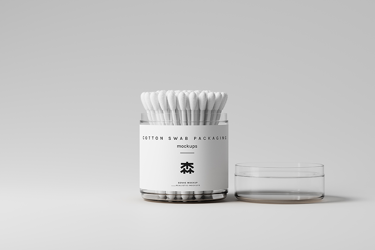 高质感棉签包装样机mockup10组插图3