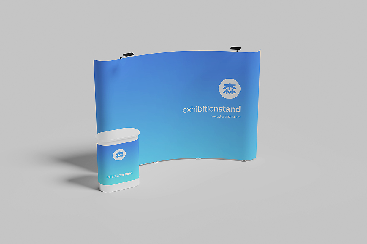 精致的展台样机 mockup6组插图4