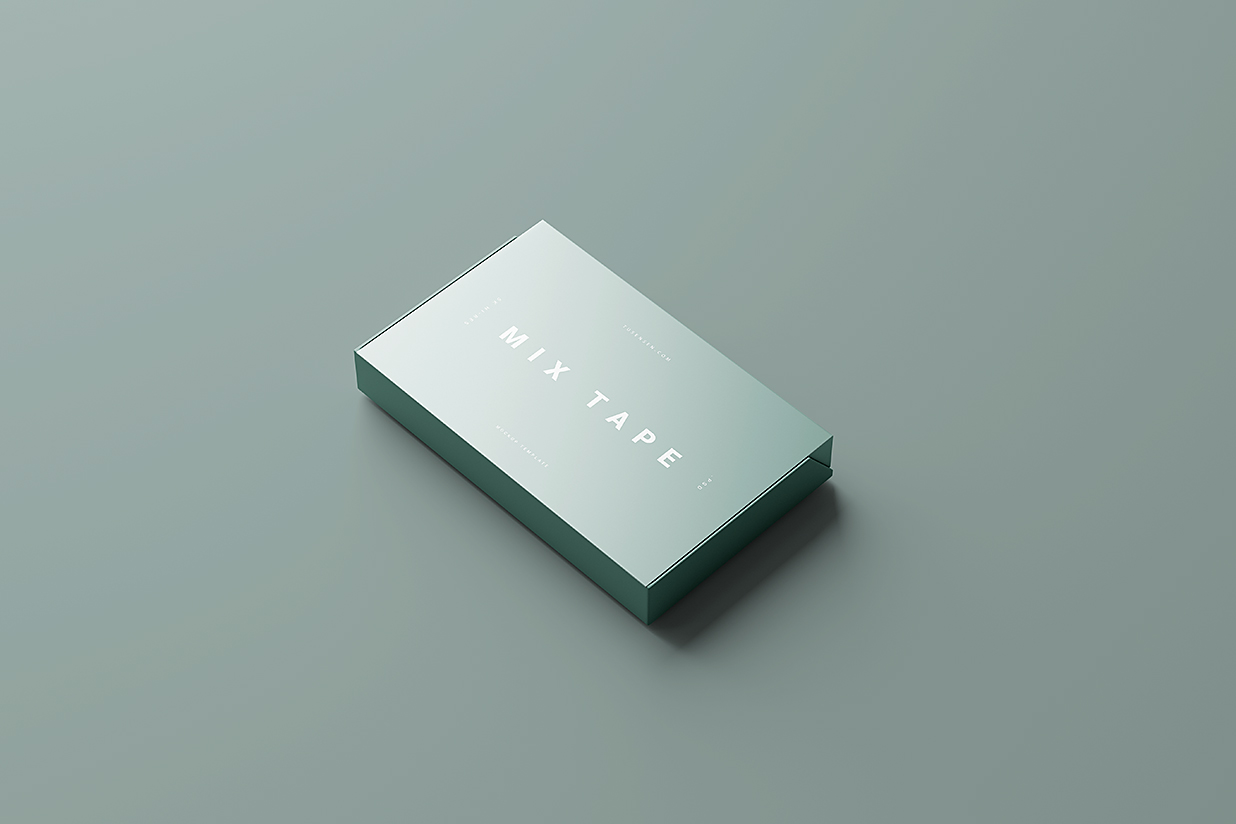 高质感盒式磁带卡带样机mockup6组插图4