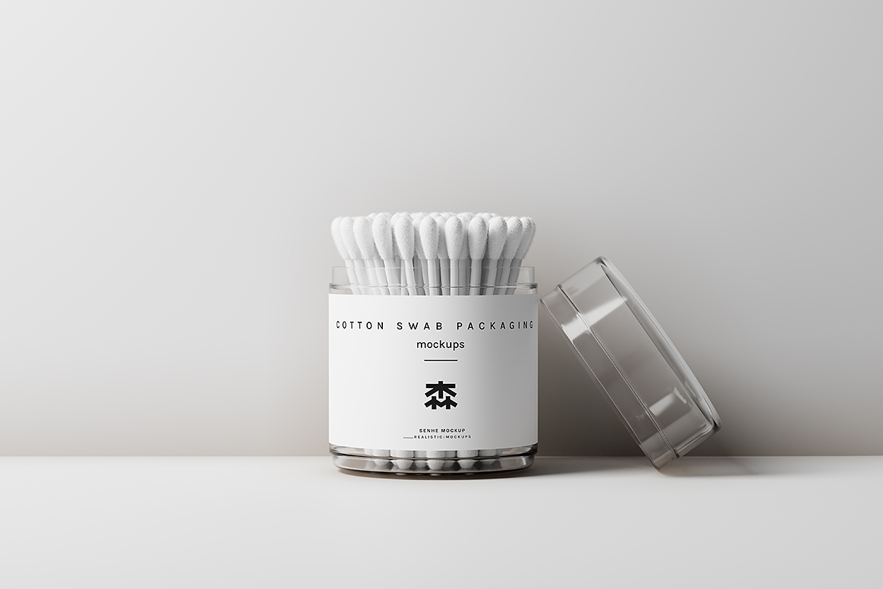 高质感棉签包装样机mockup10组插图4
