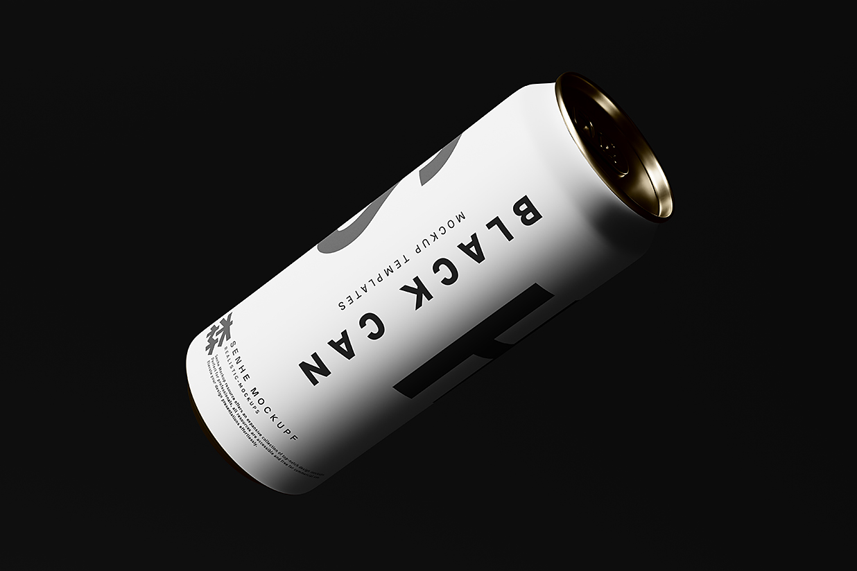 精致的易拉罐饮料罐啤酒罐苏打水罐包装样机mockup15组插图3