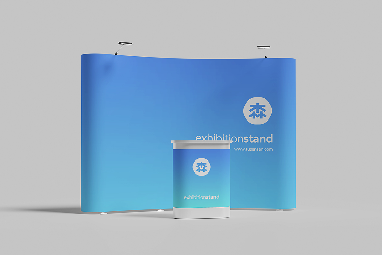 精致的展台样机 mockup6组插图5