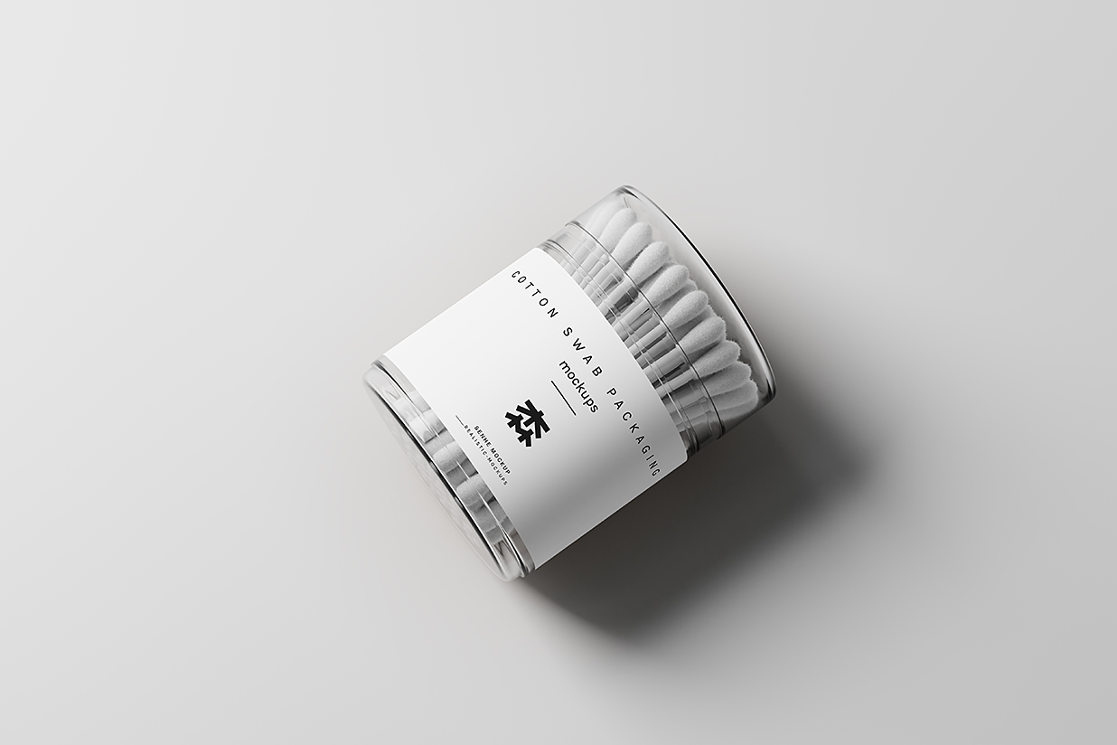 高质感棉签包装样机mockup10组插图6