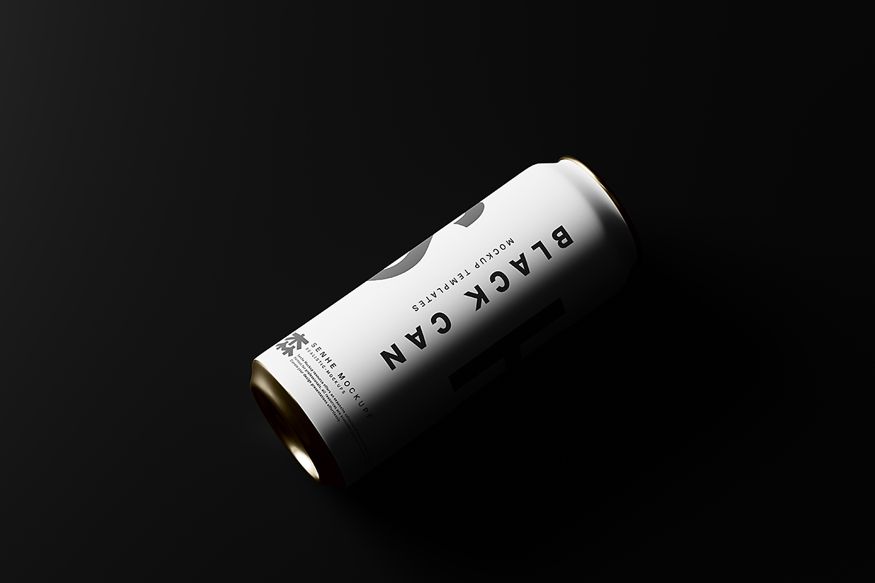 精致的易拉罐饮料罐啤酒罐苏打水罐包装样机mockup15组插图5