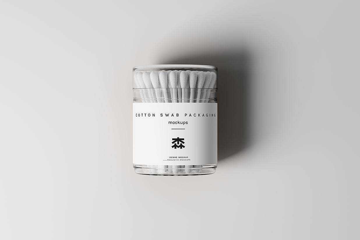 高质感棉签包装样机mockup10组插图7