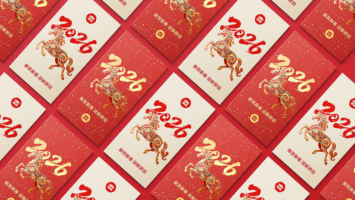 新年红包样机mockup插图