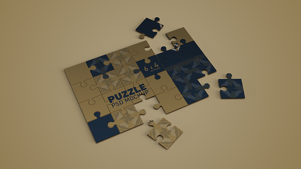 拼图样机mockup插图