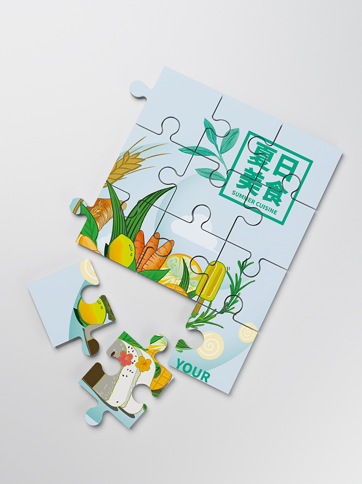 拼图样机mockup插图