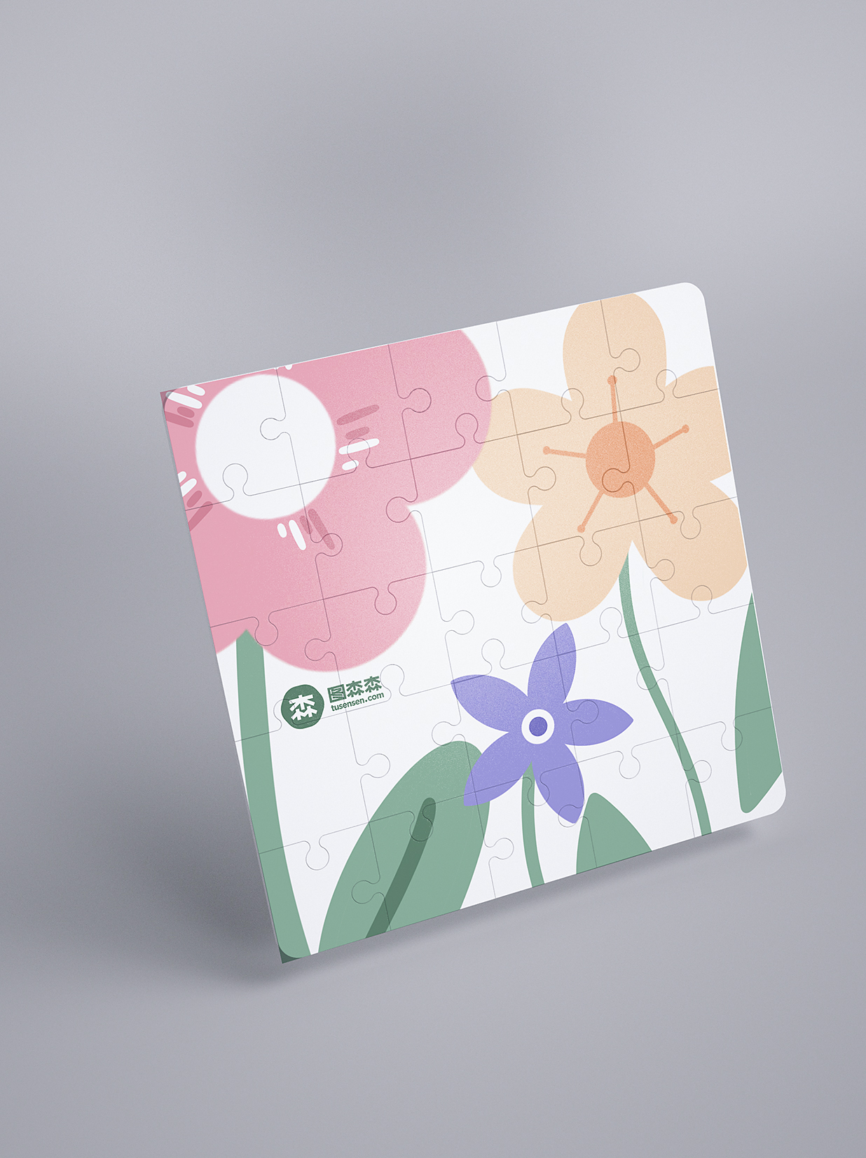 高质感拼图样机mockup插图