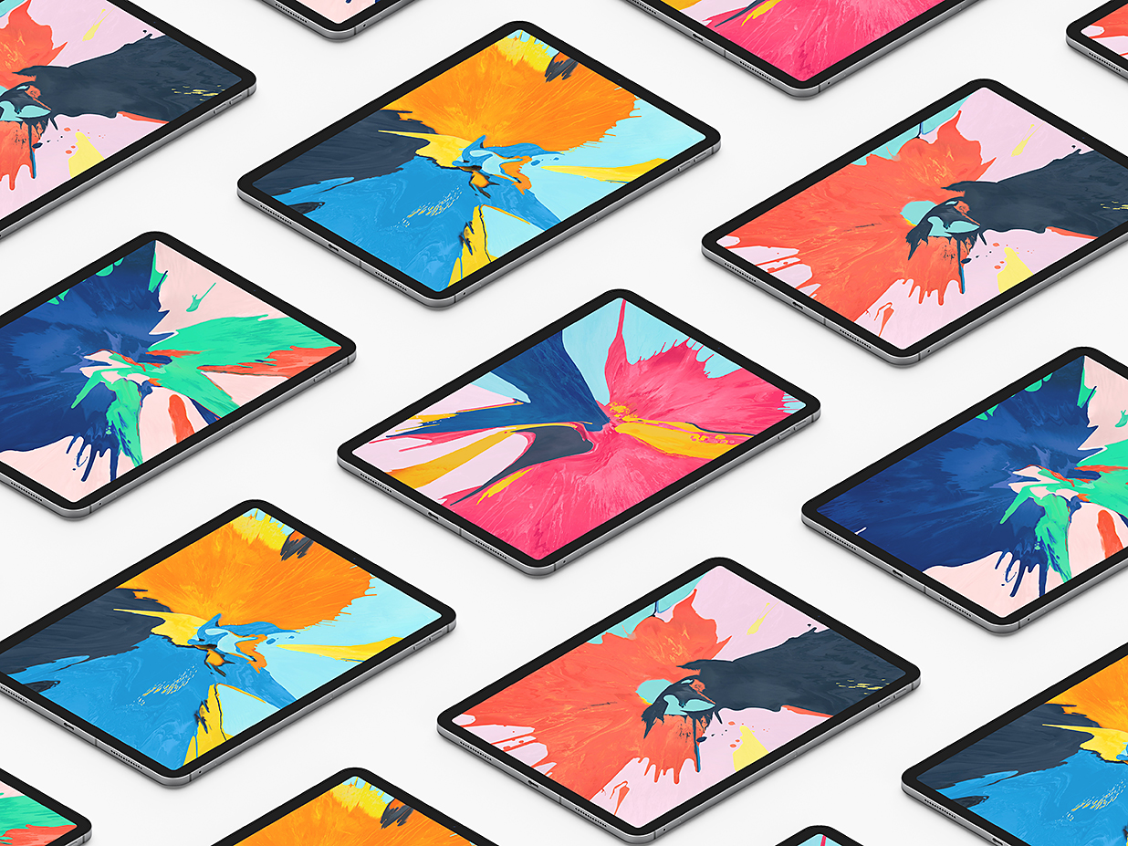 2018款 iPad Pro 平板样机mockup插图