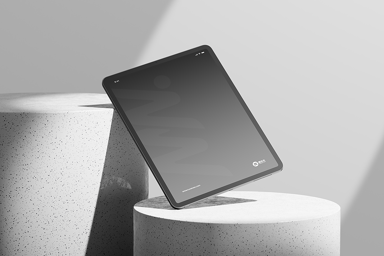 带场景的iPad pro 平板样机mockup插图