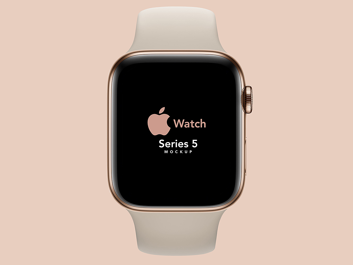 Apple Watch Series 5苹果手表样机mockup插图