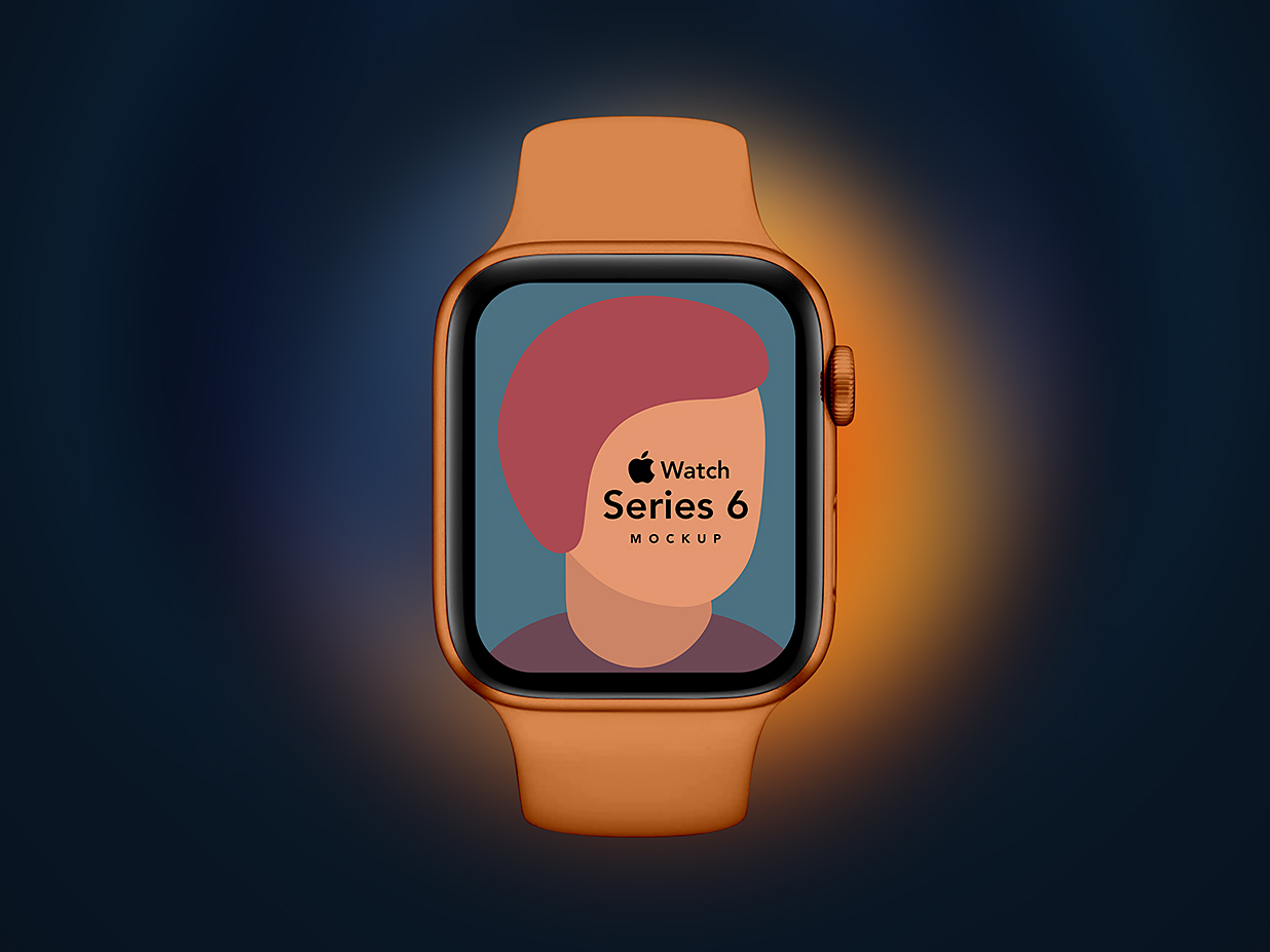 Apple Watch Series 6苹果手表样机mockup插图