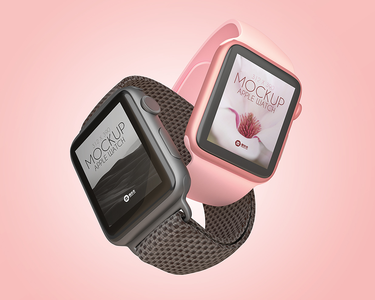 Apple Watch苹果手表样机mockup插图