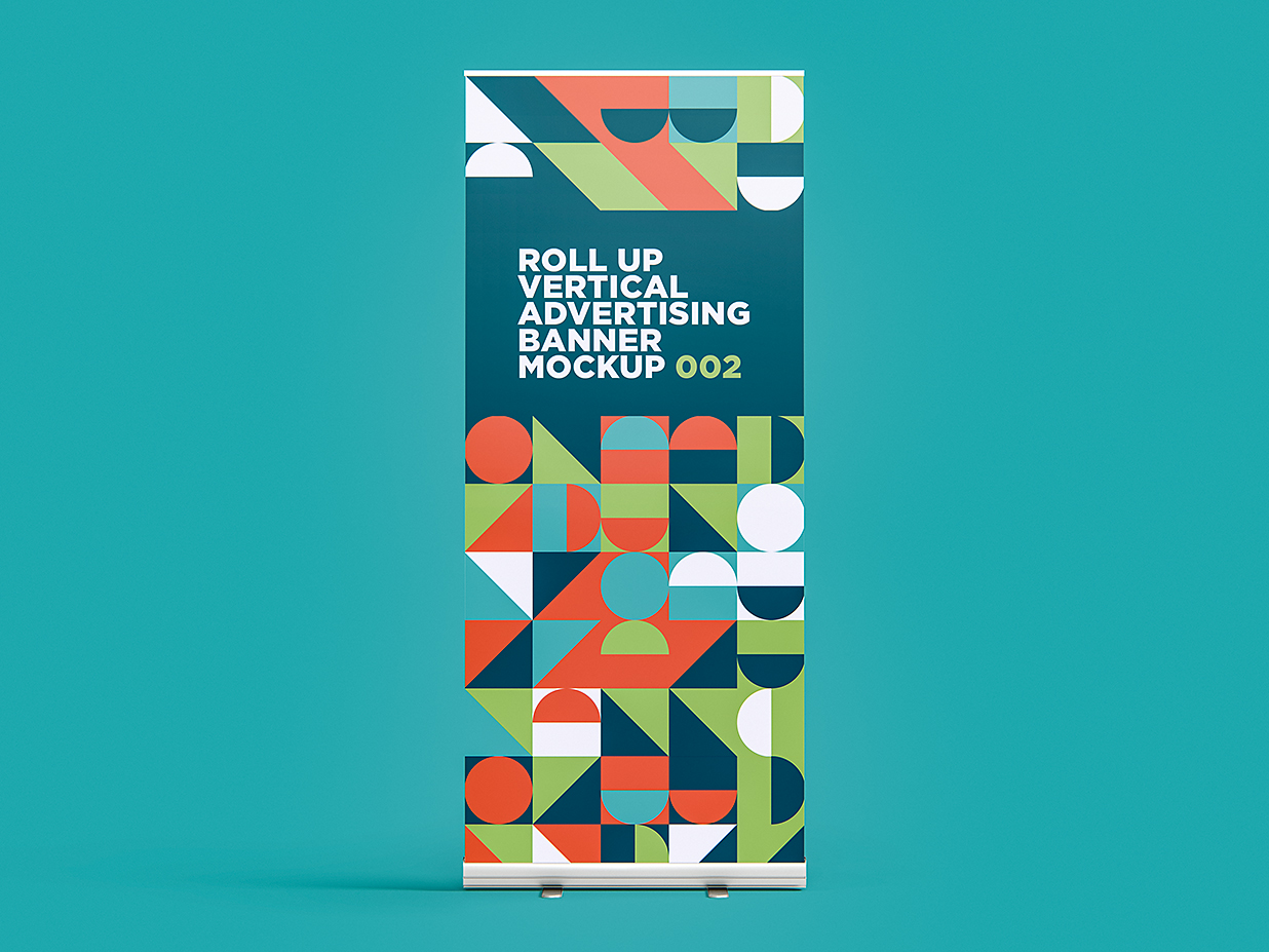 易拉宝样机mockup5组插图