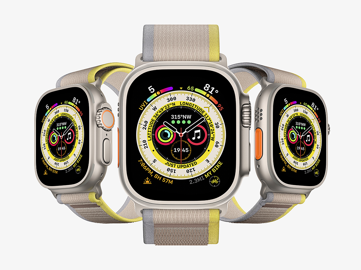 Apple Watch Ultra 苹果手表样机mockup插图