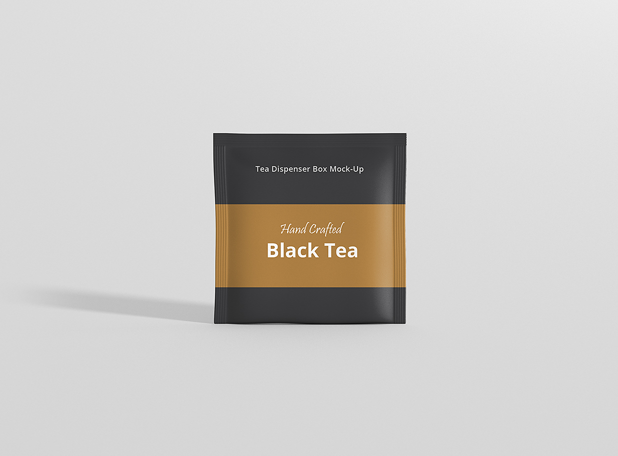 带包装盒的茶包样机mockup10组插图