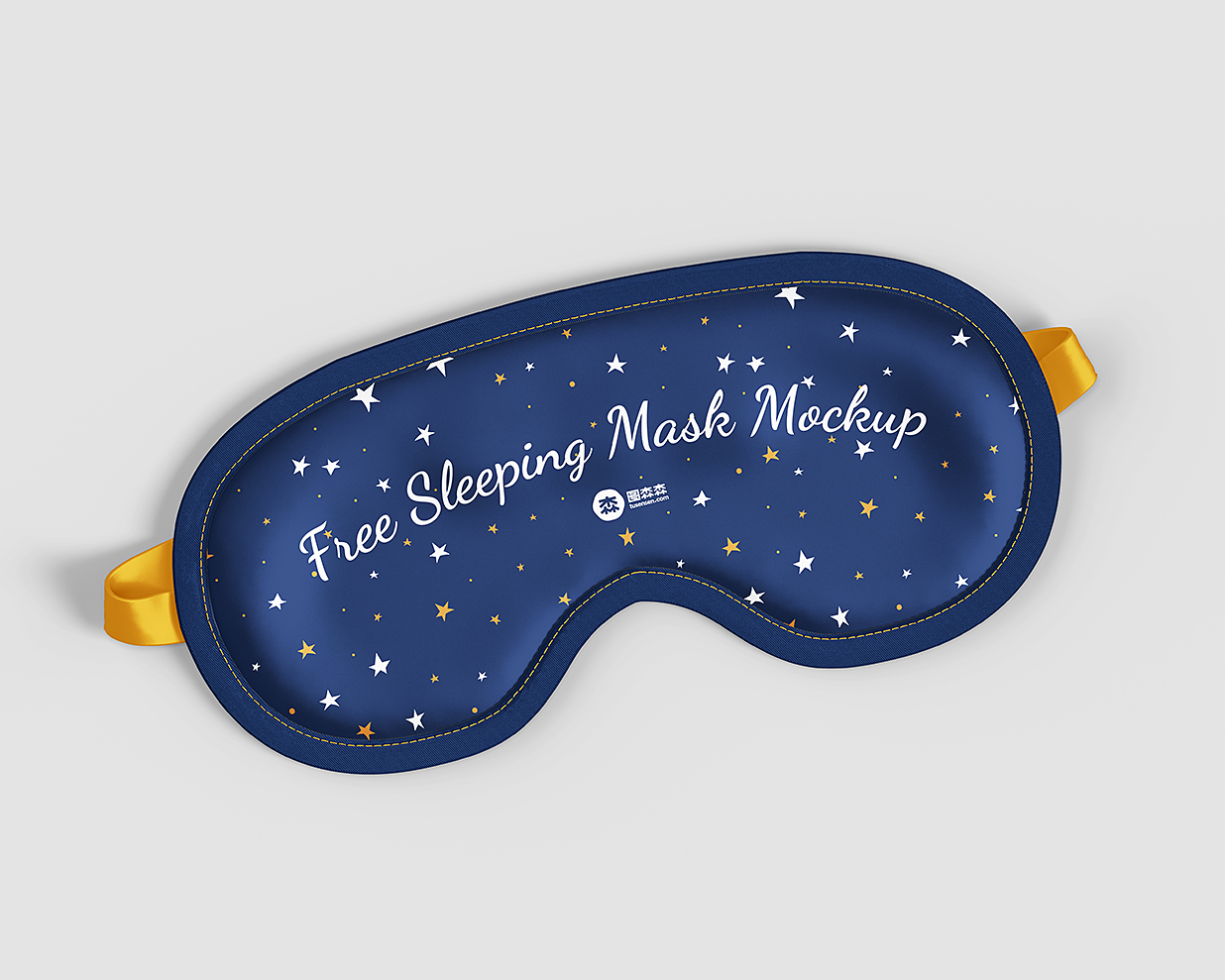 简约质感眼罩样机mockup3组插图