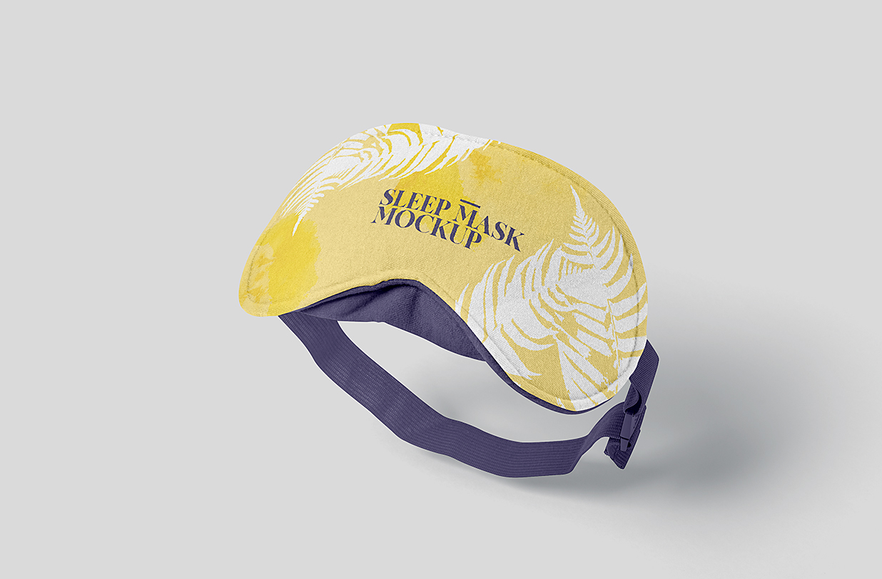 精致的眼罩样机mockup4组插图