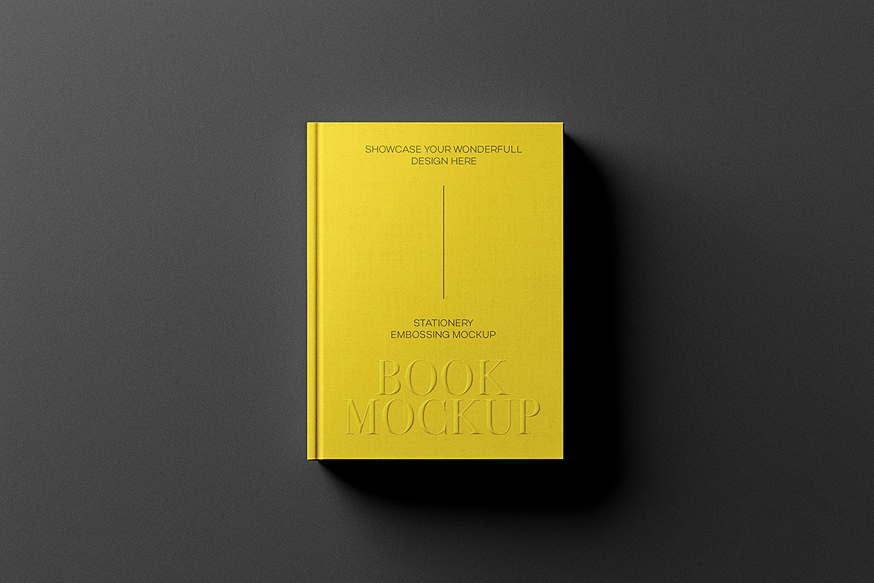 高质感精装书籍样机mockup插图