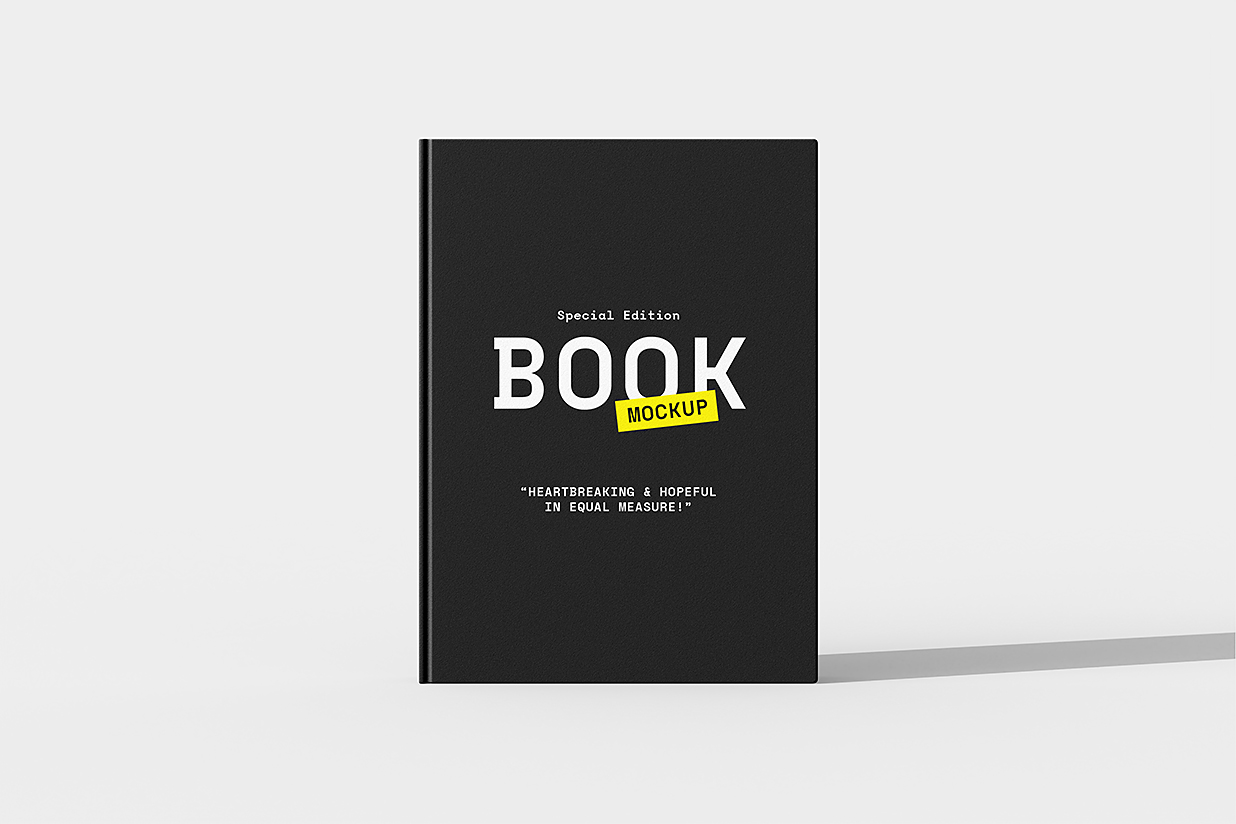 优雅的精装书籍样机mockup8组插图