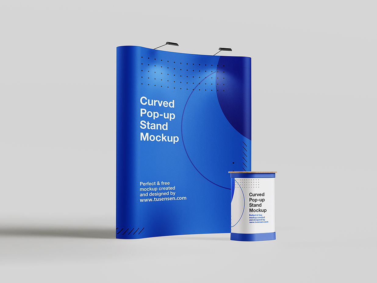 高质感展台样机 mockup3 组插图