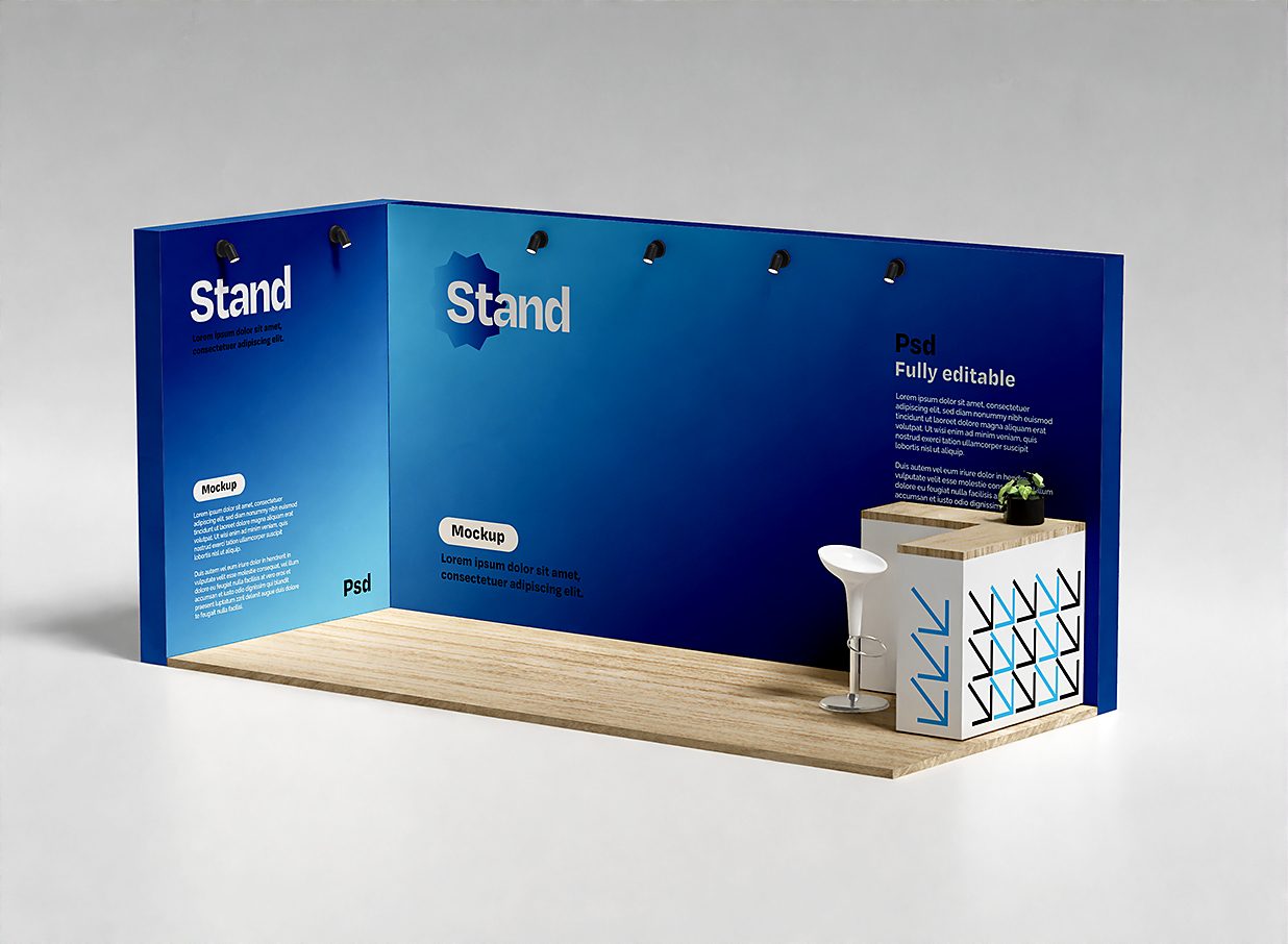 高质感展位样机 mockup插图