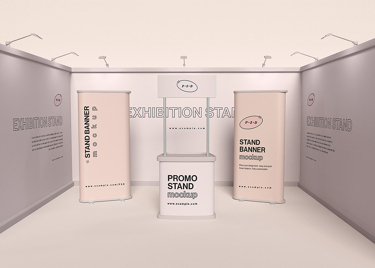 品牌展位样机 mockup插图