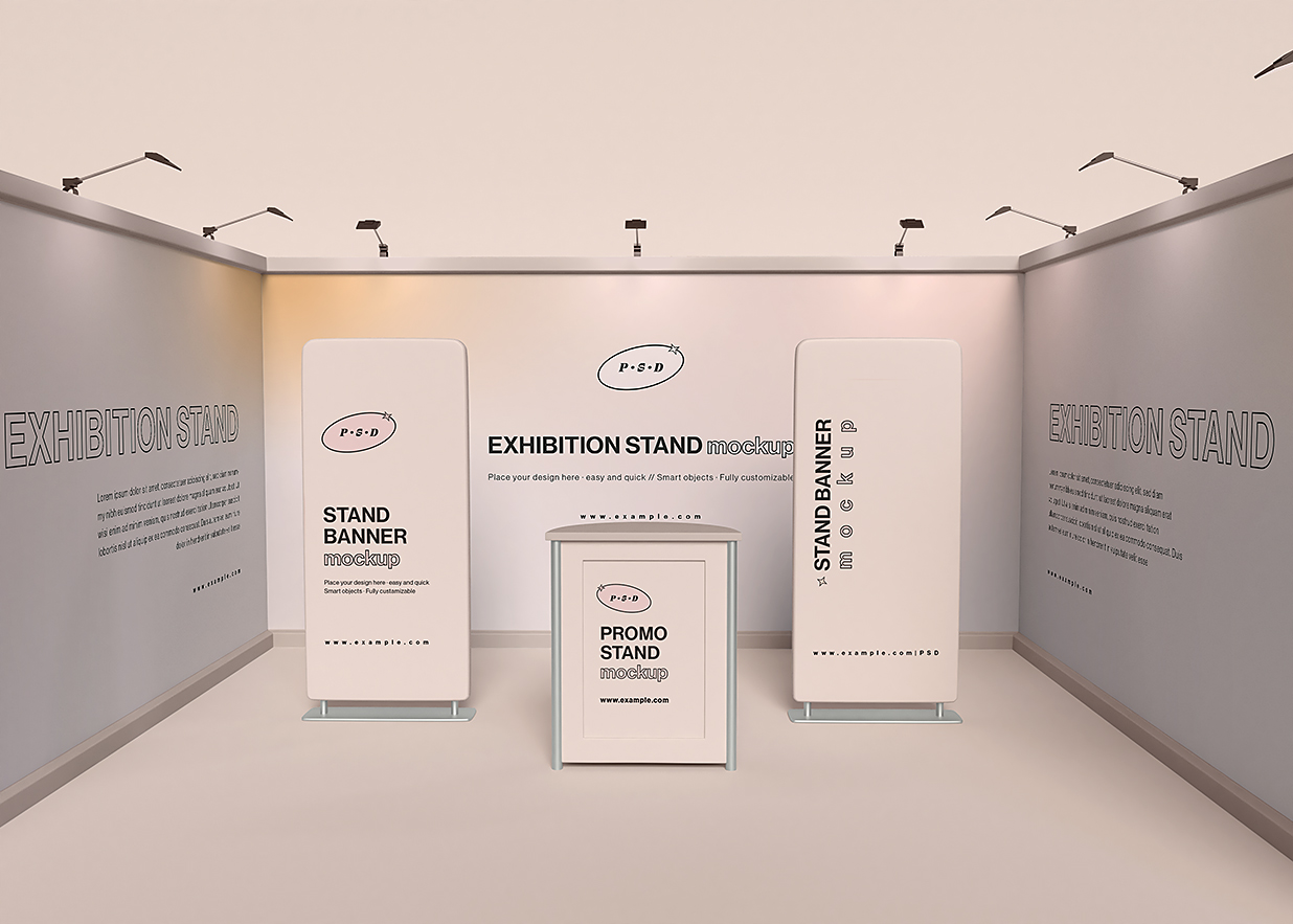 品牌活动展位样机 mockup插图