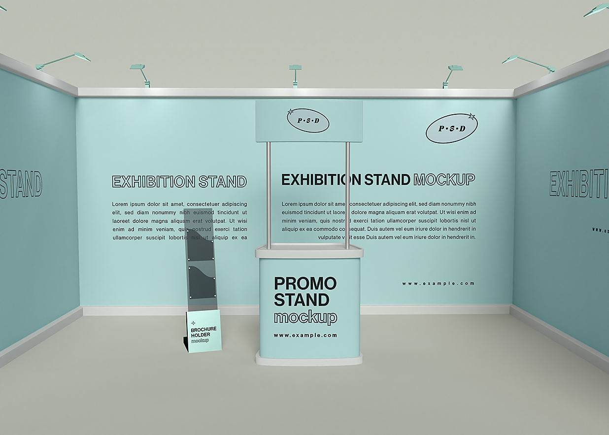 品牌活动展位样机 mockup插图