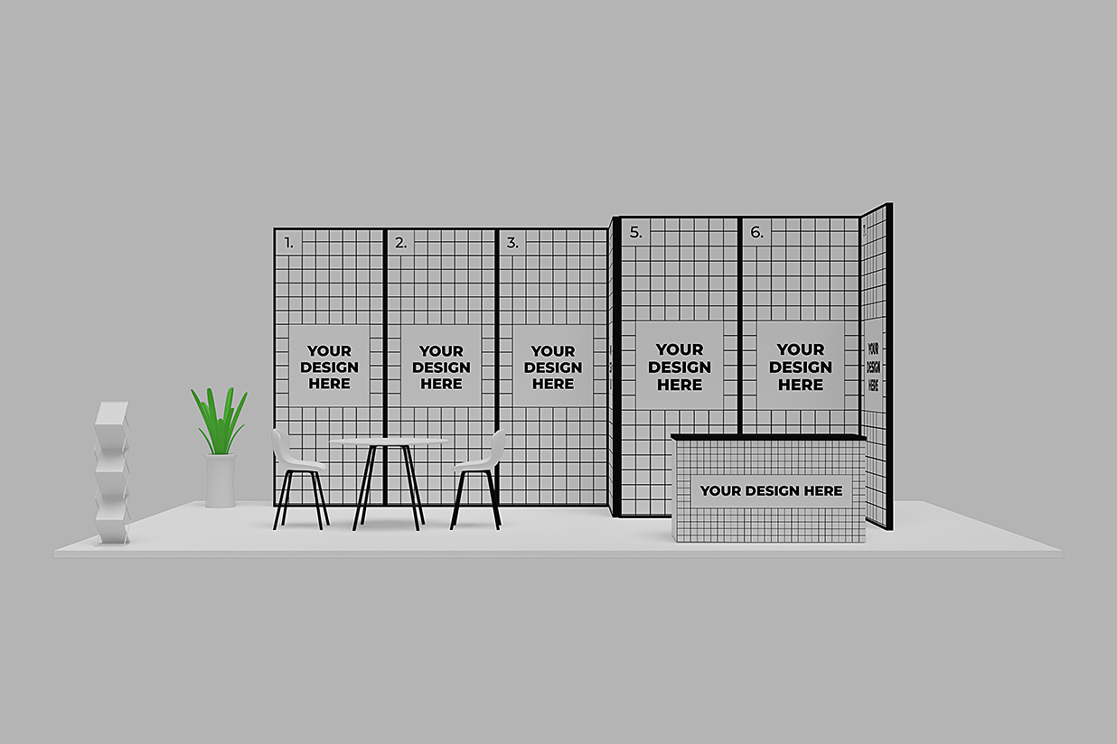 简约风展位样机 mockup2 组插图