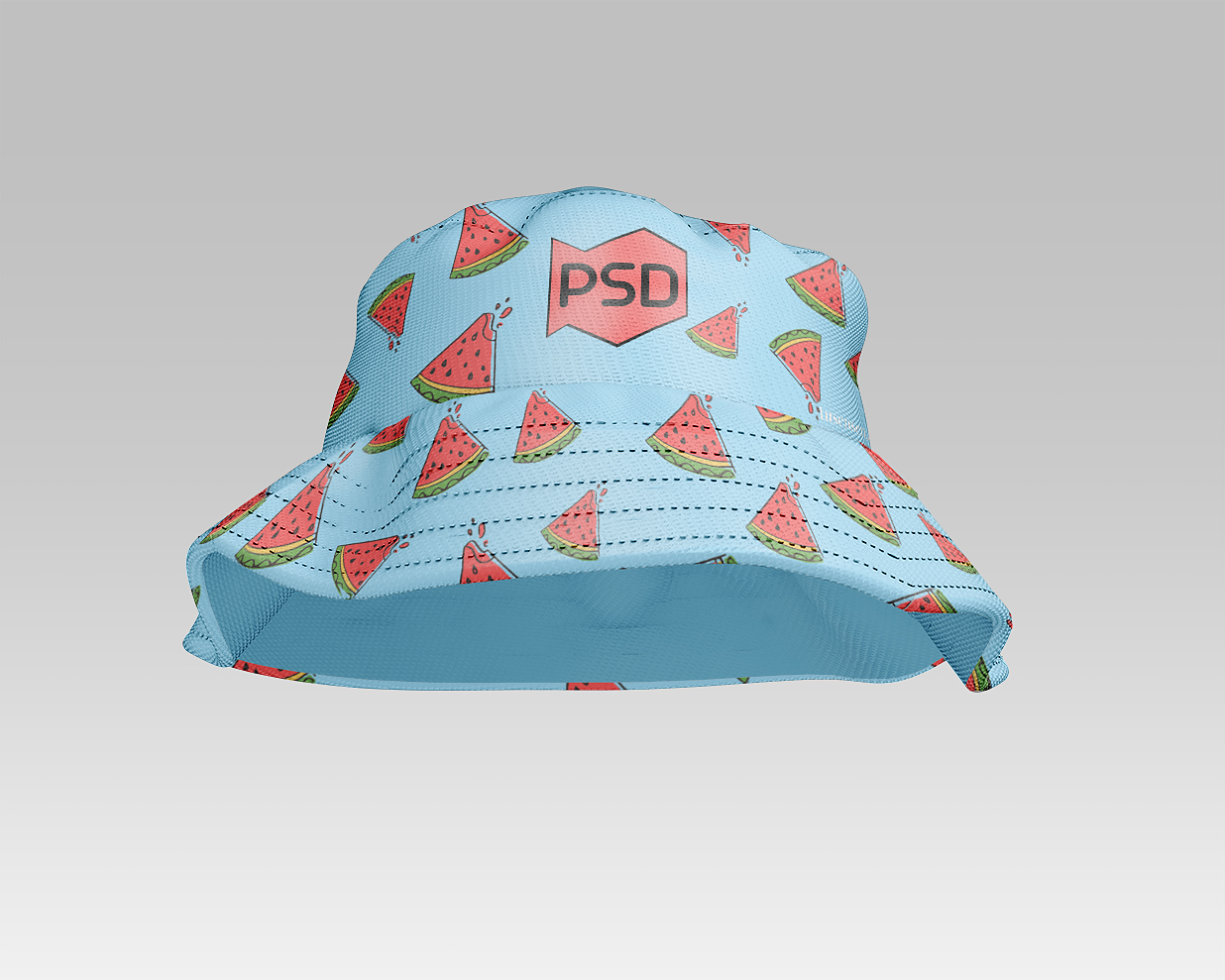 渔夫帽帽子样机 mockup3 组插图