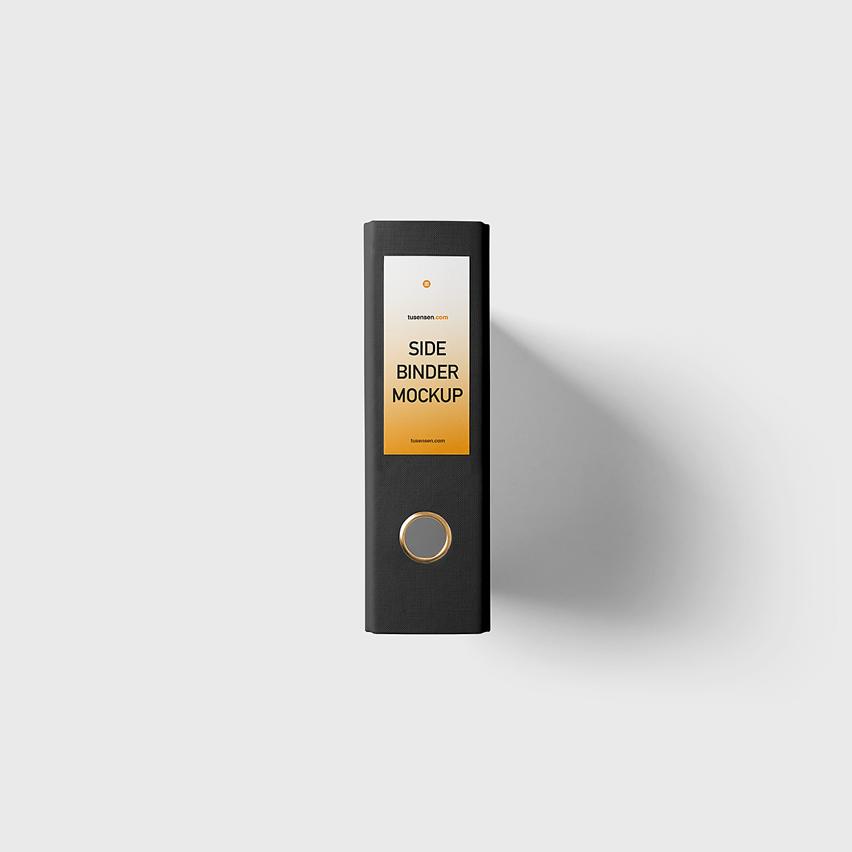 公司侧面文件夹活页夹档案夹样机mockup插图