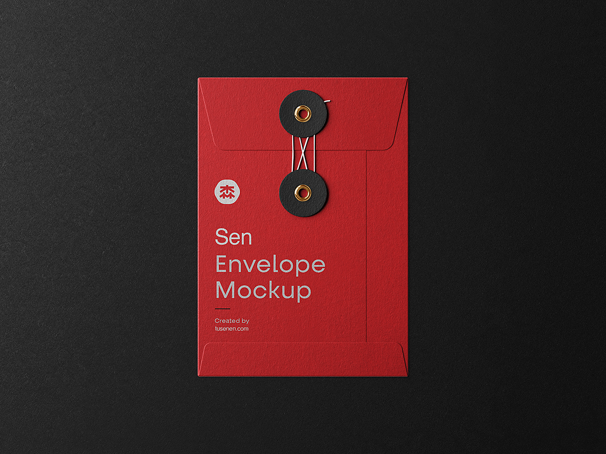 牛皮纸文件袋档案袋信封袋样机mockup插图