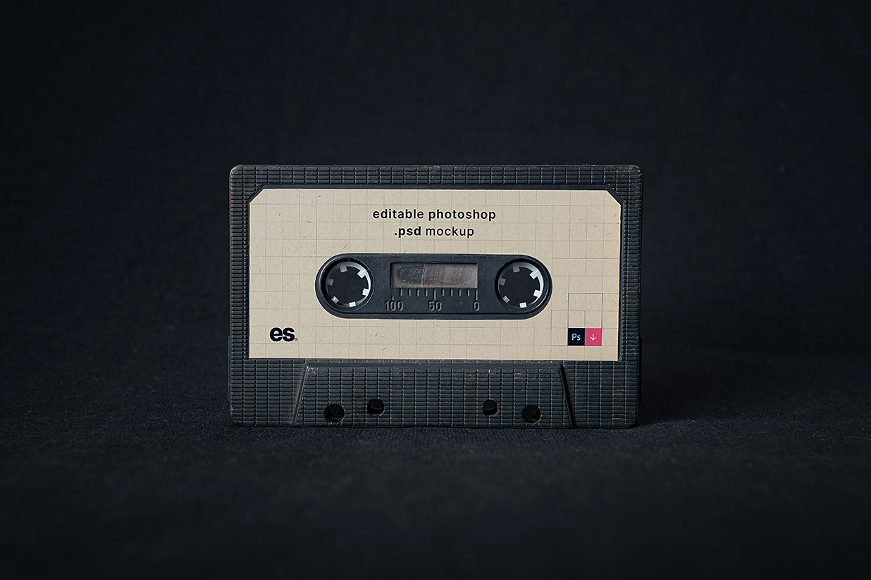 音乐磁带卡带样机mockup插图