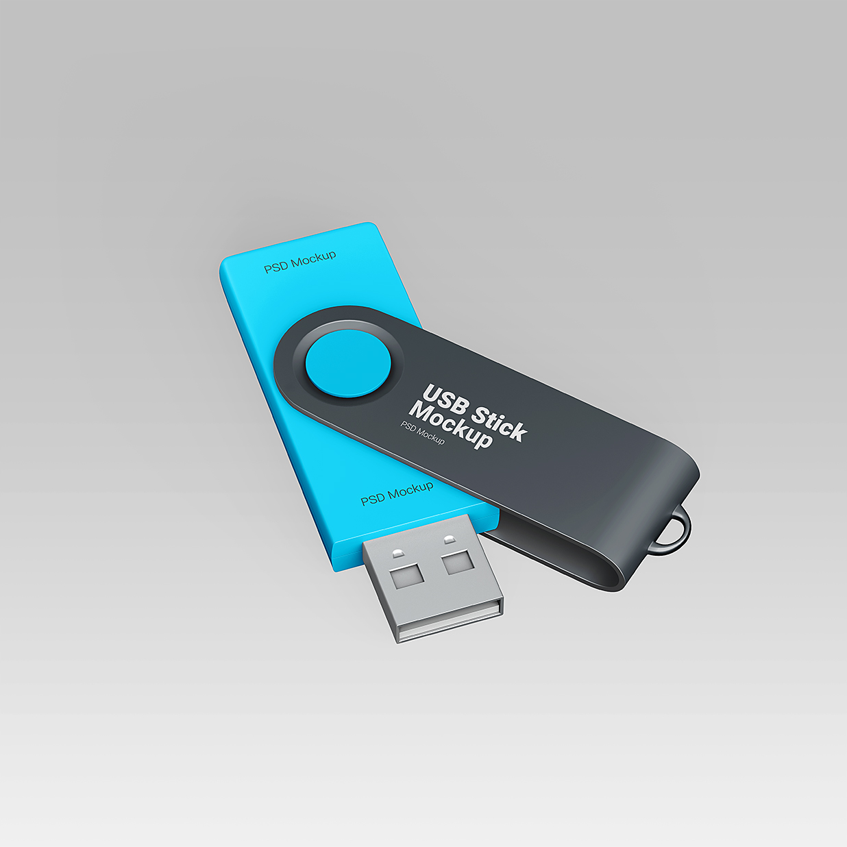 高质感U盘样机mockup3组插图